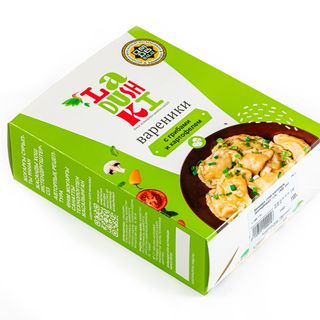 Вареники гриб/картофель полуфабрикат с.м. (400 гр)