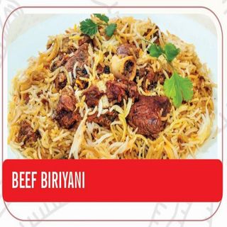 Beef biryani