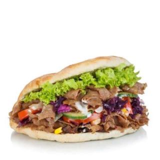 Kebab De Carne Con Patatas Dentro