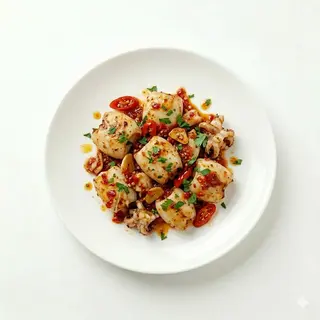Sepia picante o con salsa vietnamita