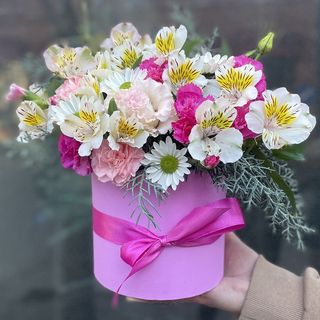 ყუთი სხვადასხვა ყვავილებით 2316