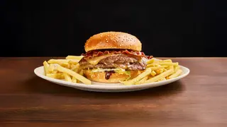 Blue Smash Burger