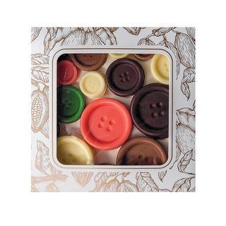 Guziki z mlecznej, gorzkiej i białej czekolady (25g)