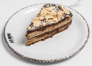 Tarta de galleta y chocolate