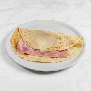 Crêpe galette DOP con prosciutto cotto e fontina