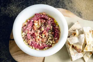 Hummus de remolacha