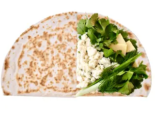 Янтик з гуцульською бринзою та зеленню (160g)