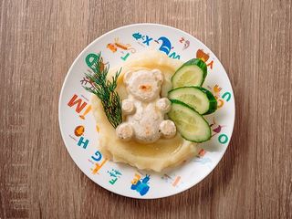 Котлетка куряча з картопляним пюре (150\50\75g)