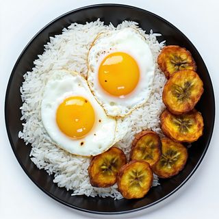 Arroz A La Cubana (Ración)