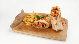 Spicy crispy wrap