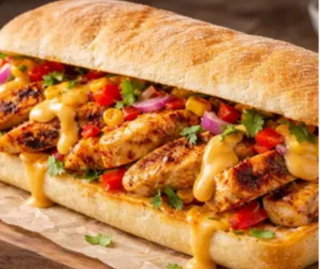 Menu Ciabatta Escalope Grillé