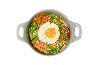 Пибимпаб со слабосоленой семгой (420 гр)