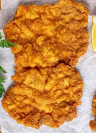 Escalope De Ternera Con Patatas Fritas