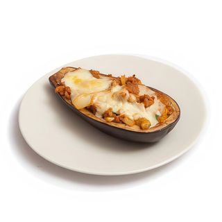 46. Berenjena Con Carne Picada
