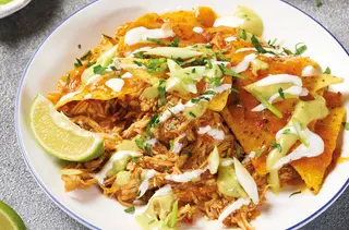 Nachos Con Pollo