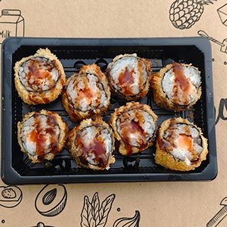#73A Maki Tempurizado Salmon (8 Uds.)