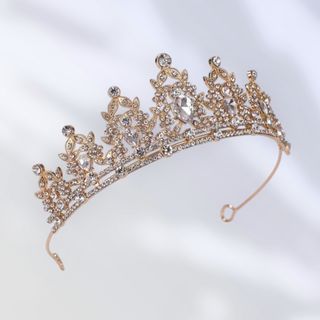 Corona cumpleañera dorado