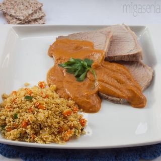 Filete De Ternera Con Salsa  Vistablanca