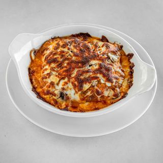 Lasanha Com Carne De Vaca Picada E Cogumelos