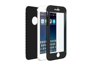 Силиконов калъф гръб кейс MBX 360 градуса - iPhone 7, 8, SE2, черен