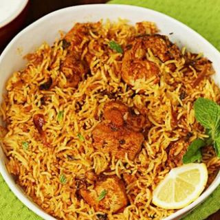 Cordero biryani