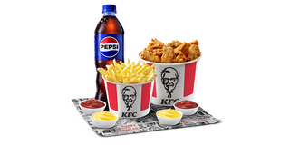 12 Крылышек + 12 Стрипсов Комбо