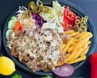 Mega talerz kebab