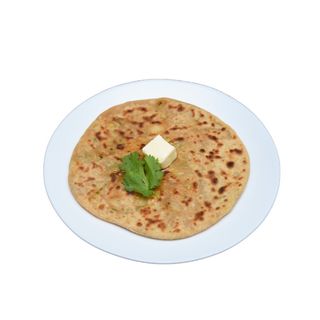 Paneer Paratha  with curd  (брынза хлеб с кефиром)