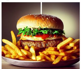 combo hamburguesa  + patata +bebeida