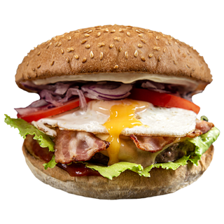 Burger z jajkiem
