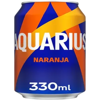 Lata Aquarius Naranja 330 ml
