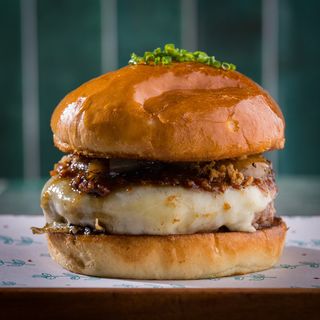 "Brown butter" burger