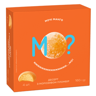 Морозиво Мо? Мочі пломбір і манго (160г)