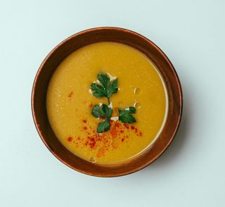 Крем суп чечевичный