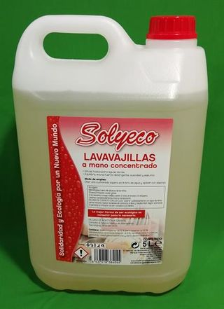 Lavavajillas A Mano Concentrado Solyeco 5L