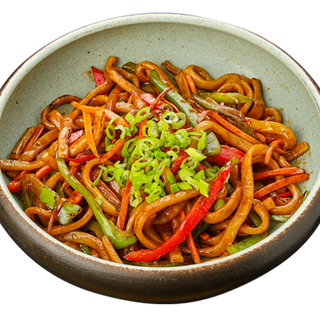 УДОН  НУДЛИ СЪС ЗЕЛЕНЧУЦИ