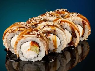 Philadelphia cu Țipar și Crevete 8 buc.