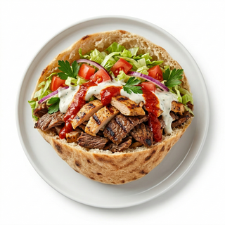 Kebab Mixto De Pollo Carne