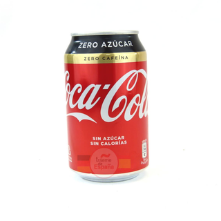 Coca-Cola Zero Azúcar Zero Cafeína lata 330ml.