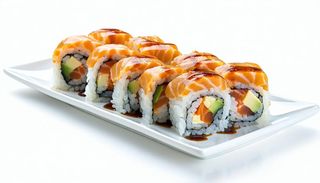 Viola miura - 8 pezzi pelle di salmone cotta in salsa teriyaki