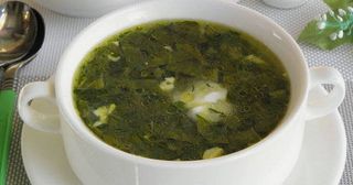 Щи зеленые (маленькая порция)