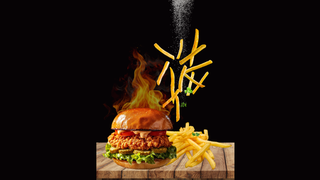 Meniu burger de pui