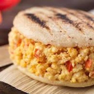 Arepa con Perico
