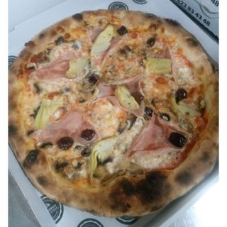 Pizza clásica 4 stagioni (30 cm.)