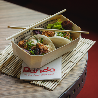 Bao de Pollo Frito estilo Japonés con salsa Kaisou  (2 Uds.)