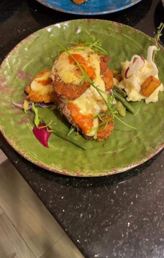 Plat Poulet Parmigano