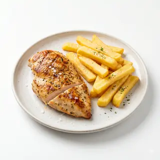 Pollo A La Plancha Con Patatas