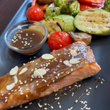 Salmon with vegetables 