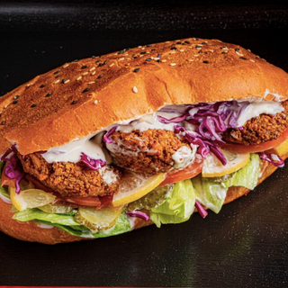 Pita Falafel Con Salsa Tarator