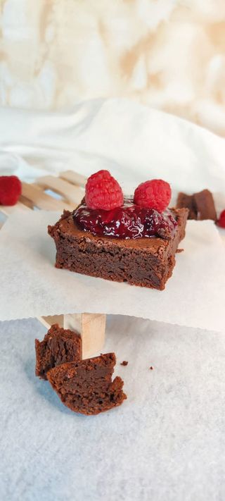 Brownie com Frutos Vermelhos
